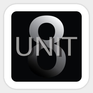 Unit 8 Shade t-shirt Sticker